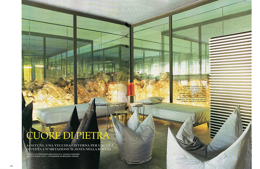 AD - Architectural Digest. Le più belle case del mondo: Vivere con stile, n° 304, settembre 2006, Cuore di pietra, pp. 228-235