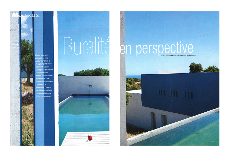 MAISON COTE' DU SUD - Ruralitè au perspective, pp. 78-82, luglio 2014