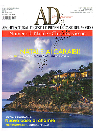 AD - Architectural Digest. Le più belle case del mondo: Numero di Natale, n° 307, dicembre 2006, Nella terra degli ulivi, pp. 232-239